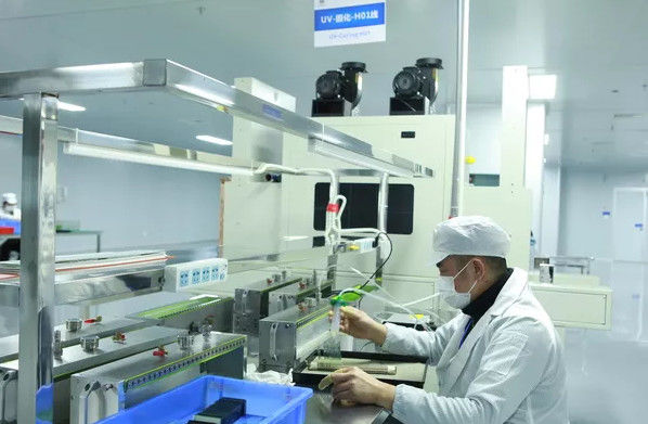 HuaXin display Technology  Co.,Ltd linha de produção da fábrica