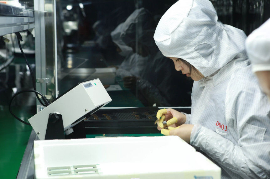 HuaXin display Technology  Co.,Ltd linha de produção da fábrica